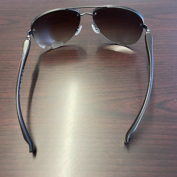 PRADA Linea Rossa Gunmetal Frame with Brown Lens Men's Sunglasses (PS 56MS) - Picture 3 of 4